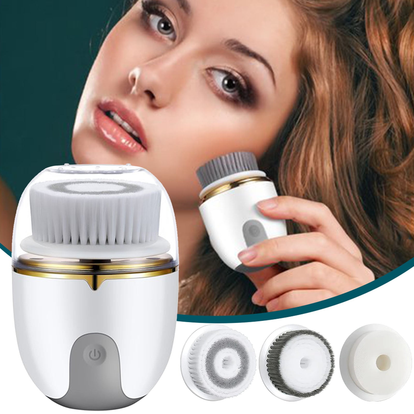 duhgbne mini facial cleansing brush ipx5 electric spin facial brush