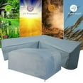 thumbnail image 3 of ODOMY L-shaped Outdoor Waterproof Furniture Cover Garden Patio Sofa Protective Cover Dust Covers, 3 of 11