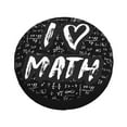 thumbnail image 3 of Balery I Love Mathtire Cover Waterproof Dust-Proof, Universal Spare Wheel Tire Cover For Trailer, Rv, Suv Truck And Vehicle Camper Accessories-17 Inch, 3 of 9