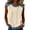 BBD53-Beige, variant on Sleeveless Tops For Women Dressy Summer Print Faux Denim Patchwork Tank Top Crewneck Loose Fit Tunics Blouses Vacation ShirtsWhite L