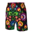 thumbnail image 4 of Fotbe Traditional Floral Polish Trajes de Baño Estampados para Hombre, Shorts de Verano de Secado Rápido, Ropa de Playa, Bañadores-3X-Large, 4 of 6