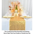 thumbnail image 3 of Sequin Table Runner Sparkly Metallic Sequin Runner for Wedding Party Dinner Reception, Event Bridalwedding Runner, Birthday Party, Dinner Party, 3 of 3