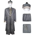thumbnail image 2 of Disfraz de profesor de escuela mágica Dumbledore para adultos, traje Unisex con capa y sombrero, traje de Carnaval y Halloween, 2 of 3
