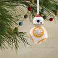 thumbnail image 5 of Hallmark Star Wars BB-8 in Santa Hat Christmas Ornament, 5 of 5