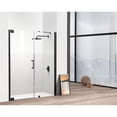 thumbnail image 2 of Elegant Kitchen & Bath SD404-6072MBK 60 x 72 in. Flynn Semi-Frameless Hinged Shower Door, Matte Black, 2 of 3
