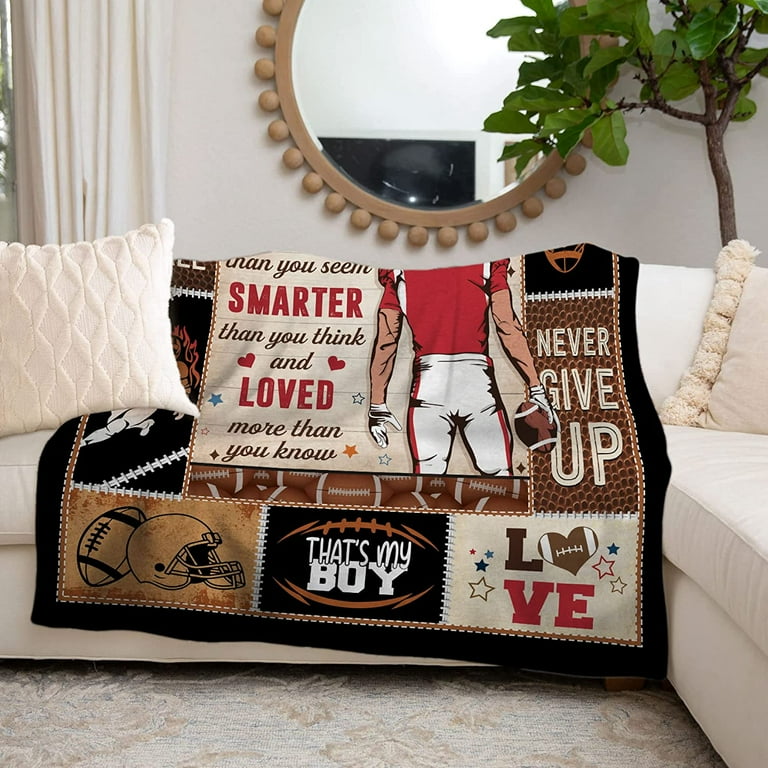  KOBALO Motivating Blanket Birthday Presents to Born in 1984 Son  Brother Uncle Papa Pappy Men Family Friends 39 Years Old Souvenir  Decorating for Throws Blankets for Sofa Bedroom : Home & Kitchen