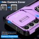 thumbnail image 5 of Funda para GANGXUN Samsung Galaxy S23 FE - Soporte metálico, Función magnética, Morado, 5 of 5