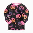 thumbnail image 5 of NOLDARES Kids Pajamas For Gils Sleepwear Toddler Clothes Halloween Funny Prints Outfit, 5 of 8