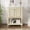 Beige, variant on S-HOME 24 Inch Modern Bathroom Vanity with White Ceramic Sink, Cabinet with Open Shelf & Closed Storage Space