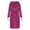 001 Hot Pink, variant on Htigea Hooded Bathrobe for Women Soft Terry Cloth Shower Wrap Robes Lightweight Nightgown Loungewear with Pocket Pink,S