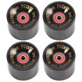 thumbnail image 1 of PUENTE 4Pcs/Set Cruiser Skateboard Wheels PU Wheels Long Board Cruiser Wheels with ABEC-9 Bearings, 1 of 5