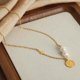 thumbnail image 5 of Joyería colgante del collar de la gota de concha del alto brillo, joyería colgante del collar de la moda para las mujeres, 5 of 5