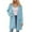 BU2, variant on Womens Blazer Jacket,Womens Blazers,Elegant Autumn Long Sleeve Solid Trench Style for Outerwear Timeless Classic Design - Sky Blue