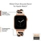 thumbnail image 3 of Anne Klein Pulsera De Cadena De Moda Para Apple Watch Correa De Repuesto Ajustable Y Segura Para Apple Watch Que Se Adapta A La Mayoría De Las Muñecas, 3 of 4