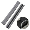thumbnail image 4 of Funda de reposabrazos de oficina extraíbles de poliéster de 2 piezas perfecl Gris oscuro, 4 of 8