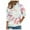 Pink, variant on Women Hoodies Women Plus Size Tie-Dye Printed Gradient Pullover Long Sleeve Sweatshirt Top