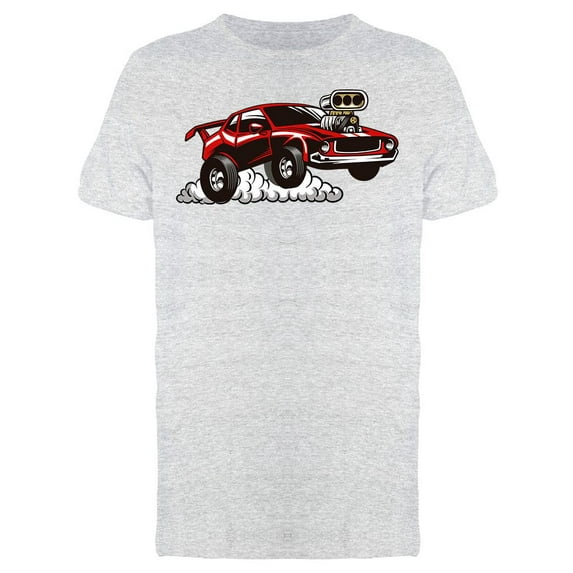 Powerful Muscle Car T-Shirt Men -Image by Shutterstock, Male XX-Large