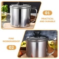 thumbnail image 3 of 2pcs Home Kitchen Oil Holder Convenient Oil Dispenser Stainless Vinegar Dispenser Kitchen Supply, 3 of 6