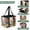 Bright and Colorful Spring, variant on Collapsible Car Trunk Organizer with Handles 600D Oxford for Car Kitchen and Home Storage, Easter Eggs and Birds 13× 10.2×10.8inch