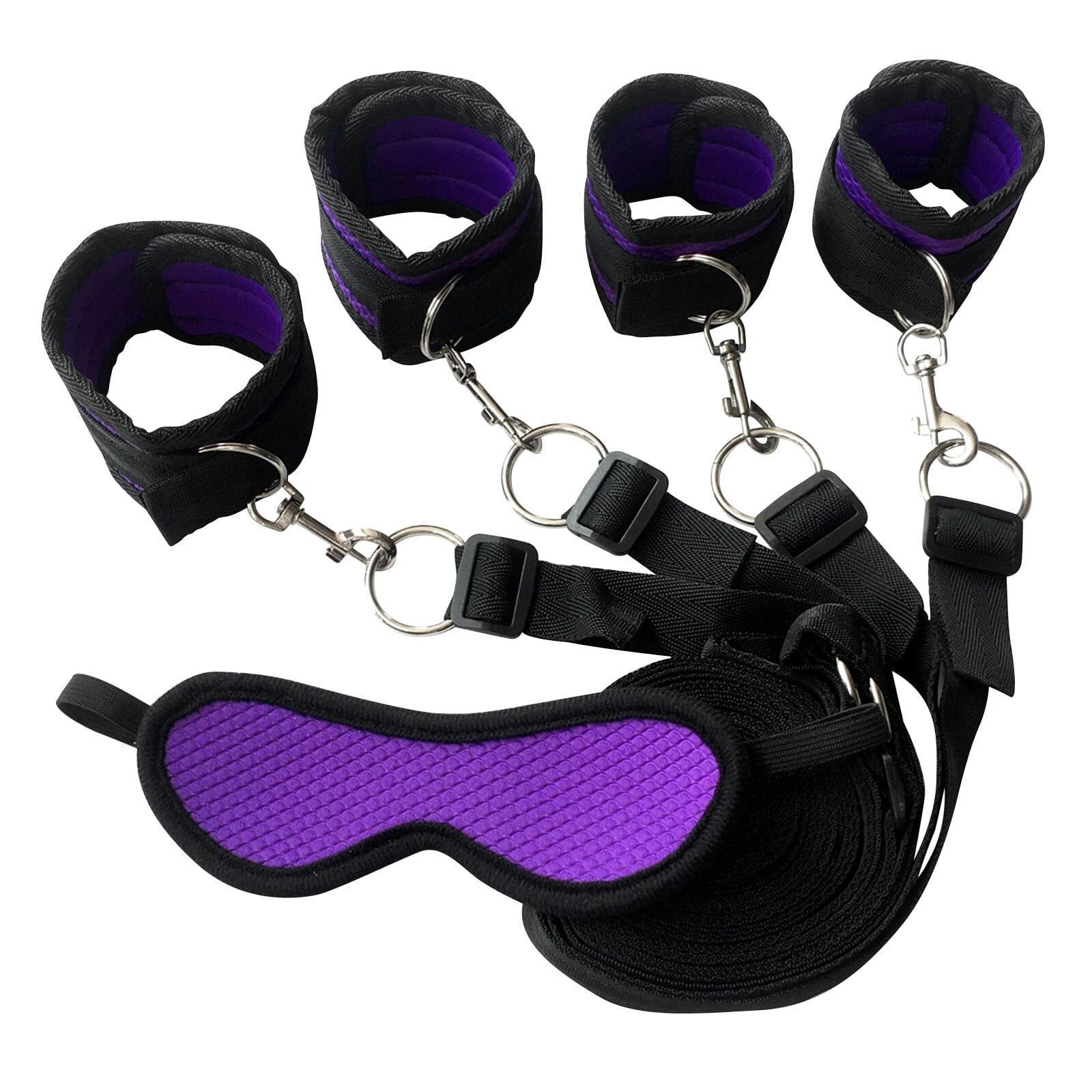 Ensemble de jouets pour adultes accessoires bracelet en nylon réglable  menottes menottes avec masque pour les yeux fournitures de flirt jeux de  couple accessoires de sexe - Walmart.ca