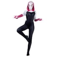 thumbnail image 5 of Adults Zentai Marvel Spider-Gwen Jumpsuit Costume - Large, 5 of 10