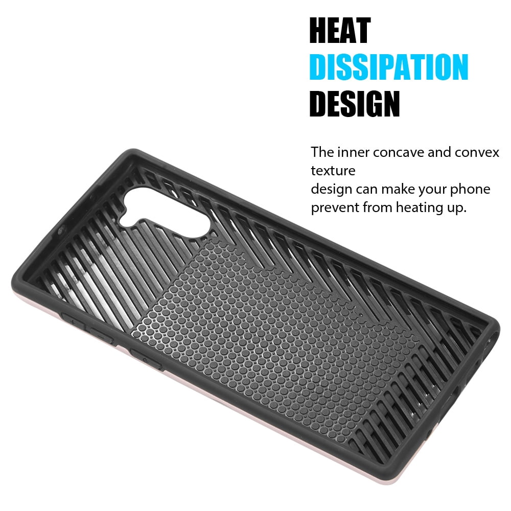 Hybrid Rugged Case Designed for Galaxy Note 10 (2019) With Rotating Ring Holder And Dedicated Card Slot (Pink)