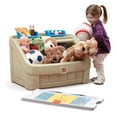 thumbnail image 2 of Step2 2-in-1 Neutral Toy Box and Art Lid Playtime Storage and Surface for Little Ones to Create their own Masterpiece, 2 of 4