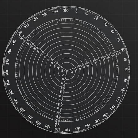 

Dido Round Center Finder Clear Acrylic Drawing Circles Ruler Woodworking Measuring Tool