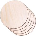 thumbnail image 1 of Round Wooden Plates For Crafts, Pack Of 5 14" Wooden Circles Unfinished Wooden Circles, 1 of 4