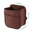 thumbnail image 4 of Unique Bargains Car Trash Can Portable and Hanging Front Rear Seats Back Trash Bin Red 1 Pcs, 4 of 6