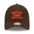 thumbnail image 2 of Women's New Era Brown Cleveland Browns Formed 9TWENTY Adjustable Hat, 2 of 5