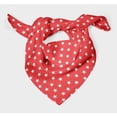 thumbnail image 3 of Bimba Orange Stars Star Printed Pure Silk Scarf Neck Wrap Summer Hair Bandanas For Women 40 x 40 Inches, 3 of 6
