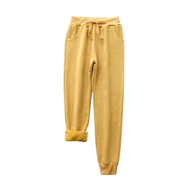 Moda mujer invierno deporte pierna pantalón sólido Casual suelta Leggins pantalones largos Fridja hfkajh101803