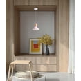 thumbnail image 4 of FSLiving USB Charging Dimmable Cordless Remote Control Battery LED Pendant Light Fixture Low-Voltage 5V LED Modern Design Pink Ceiling Light for Laundry Dorm Bedroom Easy to Install-1 Light, 4 of 6