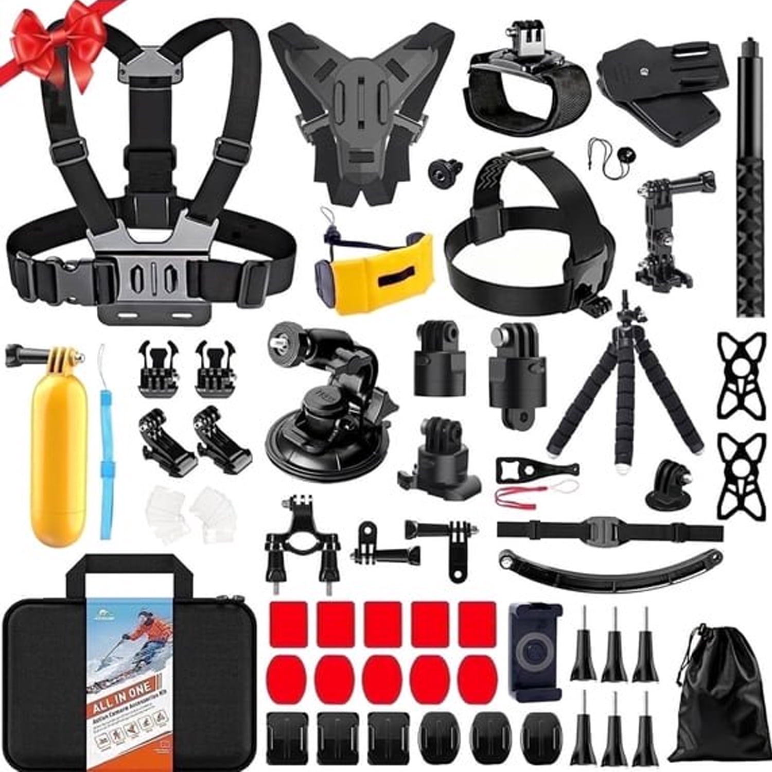 Insta360 X3 - Waterproof 360 Action Camera, 50-in-1 Kit, 64GB Card