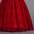 thumbnail image 4 of ATOGUTA Homecoming Dresses for Teens Red Sleeveless Tulle Long Formal Wedding Pageant Party Fancy Princess Ball Gown Dresses 5T-15, 4 of 7