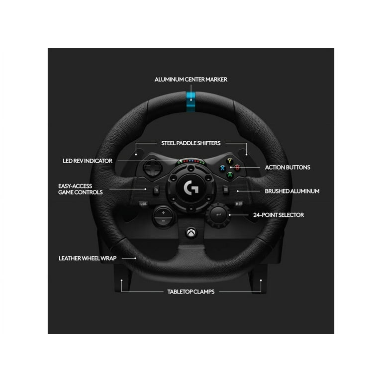 Logitech G923 TRUEFORCE Game Sim Racing Wheel for Xbox Series S|X 