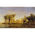 thumbnail image 3 of Prosper Marilhat 14x11 Black Modern Framed Museum Art Print Titled - Beni Suef on the Nile (C. 1833 - 1840), 3 of 5