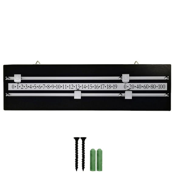 ZPAQI Wood Scoreboard Billiard Scorekeeper Billiards Scoreboard Scorer Wood Snooker
