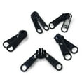 thumbnail image 3 of YKK #10C Nylon Coil Zipper Double Slider Zipper Pull Black - 5 Pack, 3 of 4