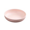 thumbnail image 1 of Durable Plastic Plates Multi-use Dinnerware Plate Microwave Safe Tableware Food Plate Home Anti-Slip Base Dinner Dish Pink 21 cm, 1 of 6