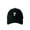 Black, variant on Unisex Embroidery P Letter Print Extended Brim Adjustable Baseball Hat Sunscreen Visor Sun Hat Fashion Accessories