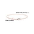 thumbnail image 3 of INSPIRE CHIC Women's Transparent Detachable Crossed High Heels Anti-loose Shoe Straps Pink 58cm/22.83, 3 of 4