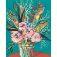 thumbnail image 2 of Moore, Regina 20x24 White Modern Wood Framed Museum Art Print Titled - Tumultuous Bouquet II, 2 of 4
