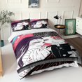 thumbnail image 5 of Demon Slayer Bedding Set Demon Slayer Pieces Duvet Cover D Pattern With Zipper Closure Hypoallergenic Microfiber With Pillowcases For Adults 135*200 C, 5 of 5