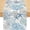 Blue Starfish, variant on Bamboo Print Table Runner 13x36 Inch, Japanese Asian Zen Oriental Botanical Linen Table Runners for Kitchen & Dining