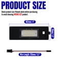 thumbnail image 3 of ALLTIMES 2PCS Car Rear LED License Plate Light for BMW E81 E87 E86 E85 E36 E36N F20 F21, Waterproof 12V 18-SMD No Error, 3 of 10