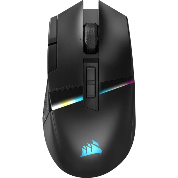 MOUSE CORSAIR GAMING USB DARKSTAR RGB NEGRO INALAMBRICO 26000DPI CH-931A011-NA