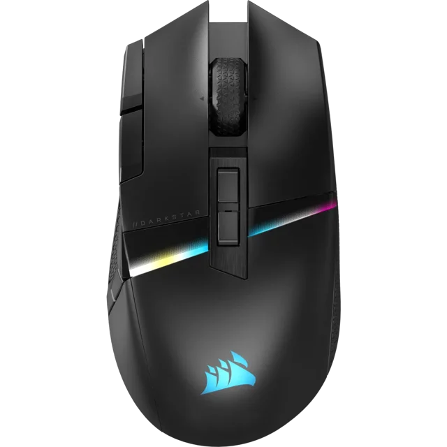 MOUSE CORSAIR GAMING USB DARKSTAR RGB NEGRO INALAMBRICO 26000DPI CH-931A011-NA