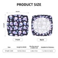 thumbnail image 6 of Lsque crystal flower Skull Printed Square Couch Cushion Covers, Floral Sofa Cushion Covers Replacement, Stretch Couch Covers for Couch-16.9in, 6 of 9